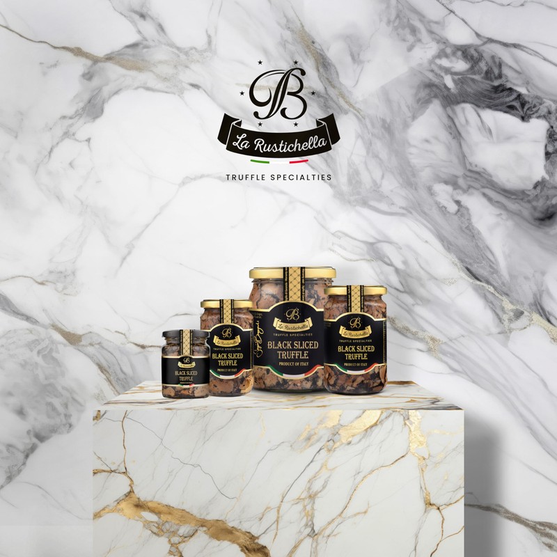 La Rustichella - Black Sliced Truffle - 100% Made in