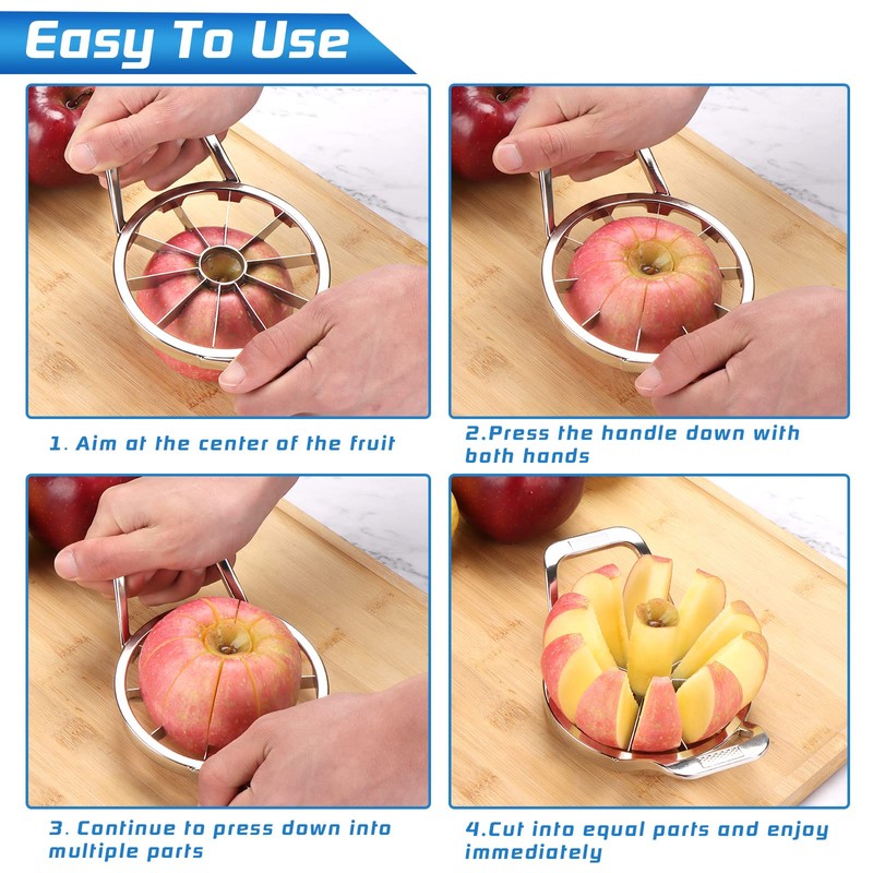 Apple Slicer Stainless Steel Apple Slicer for Cutting Apple Splitter
