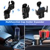 OUTXE Car Cup Holder Expander, Multifunction Drink Adapter Adjustable Expandable