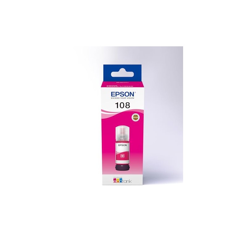 Epson EcoTank 107 Original Ink Bottle, Magenta