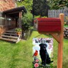Spring Summer Black Lab Dog Garden Flags 12x18 Double Sided