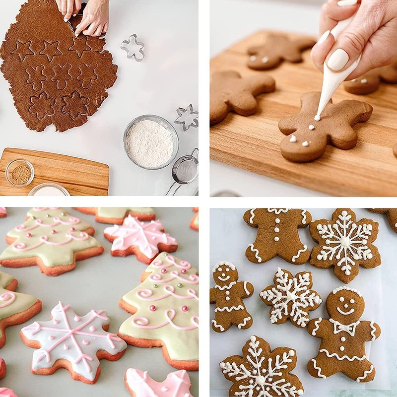 20-Piece Cookie Cutters Christmas Cookie Cutters, Stainless Steel, Cookie Cutters,