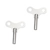 Gadpiparty 2 Pcs Steel Clock Winding Keys Professional Clock Tools