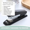 VEOOK Metal Stapler, 100 Sheet Capacity Full Strip Staplers for