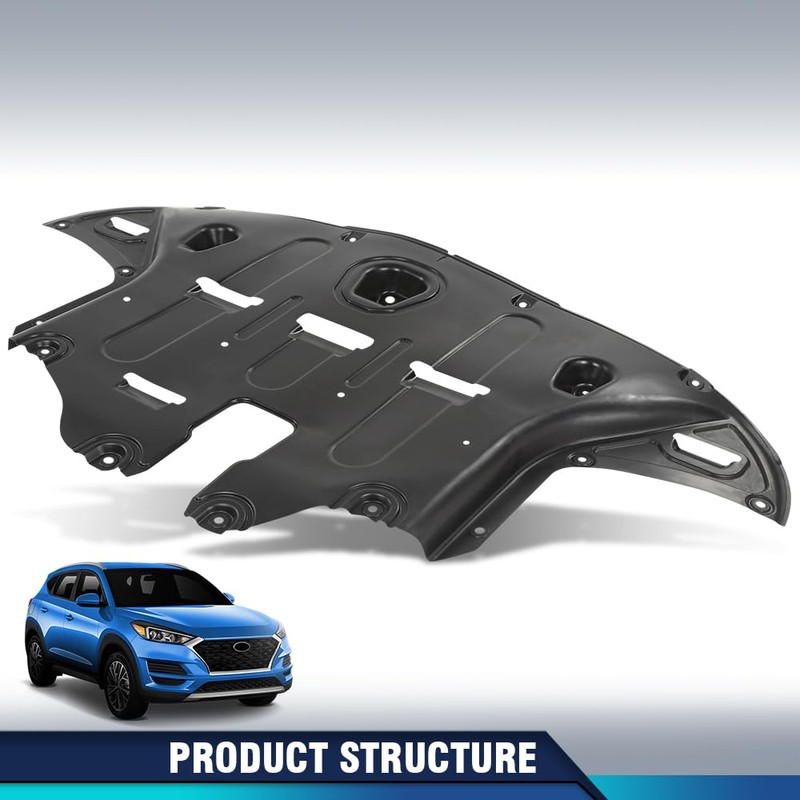 PIT66 Front Engine Splash Shield Compatible with Hyundai Tucson 2016-2021