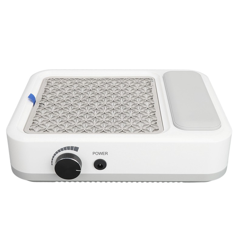 Nail Dust Collector with Reusable Filter Hand Pillow Speed Adjustable