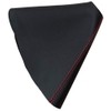 AERZETIX: Gear Stick Gaiter Faux Leather Black with Red Stitching