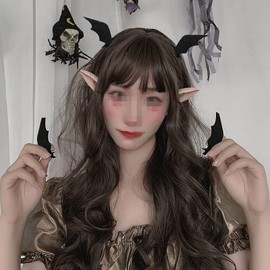 Soochat Hallowee Bat Wings Hair Clips Bat Ears Hairpin for Party Cosplay Costume Accessories