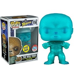 Funko 2016 NYCC Exclusive Pop! Movies Universal Monsters The Wolfman Glow in The Dark Toy Tokyo Limited Edition