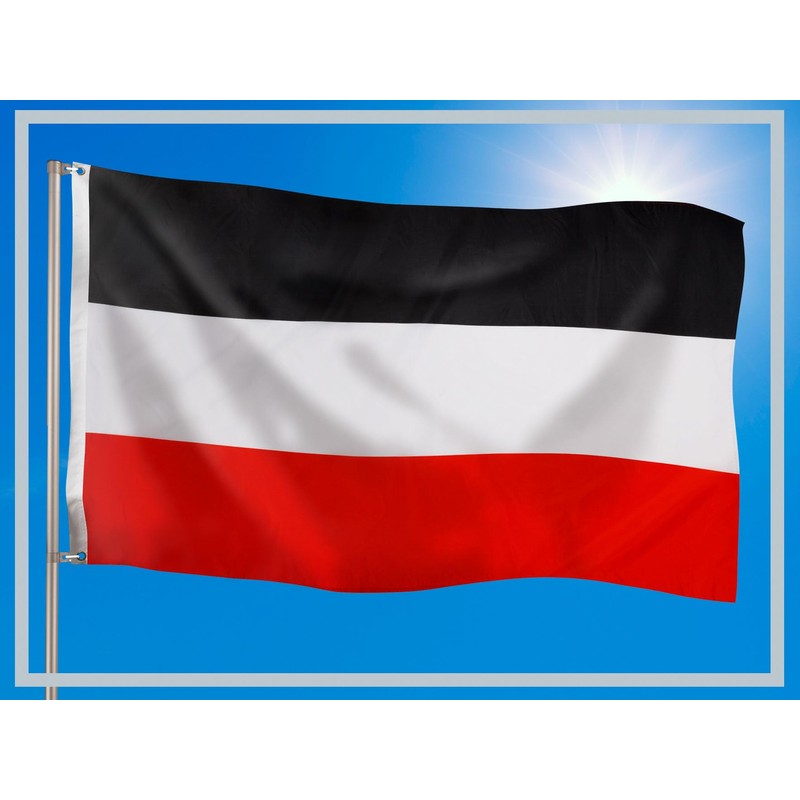PHENO FLAGS German Empire Flag, 90 x 150 cm, Weatherproof