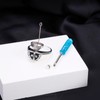 DAOSHANG S925 Sterling Silver Cross Cremation Jewelry for Ashes, Urn