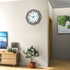 JUJUDA Large Wall Clock for Living Room Decor Modern Big