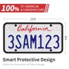 Aujen Silicone License Plate Frames, 1 Pack Car License Plate