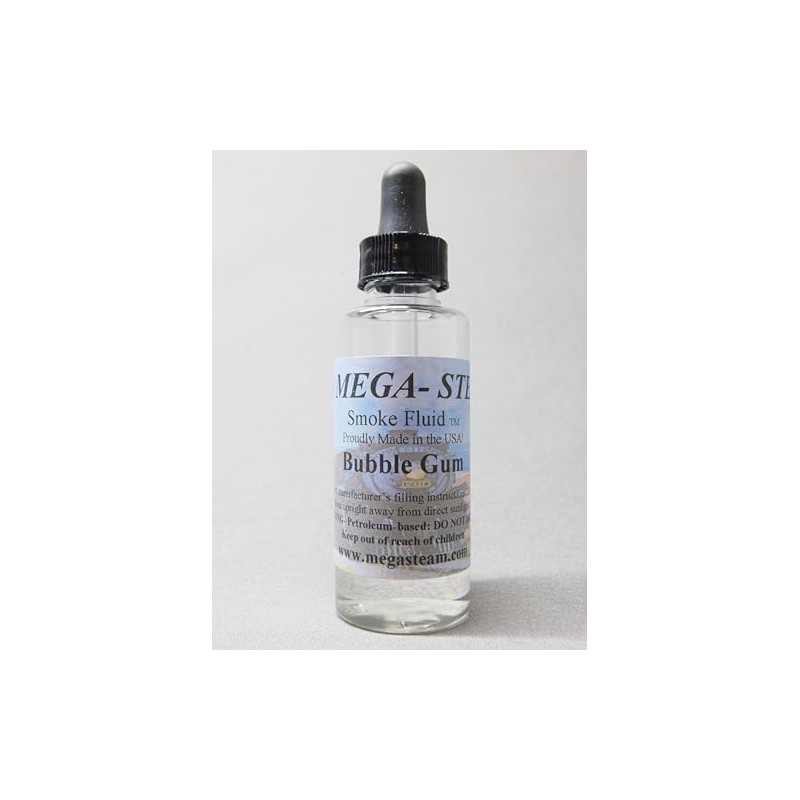 MEGA-STEAM BUBBLE GUM SMOKE FLUID JTM149, clear