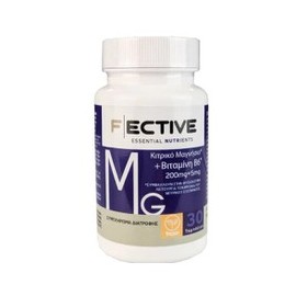 Fective Magnesium Citrate & Vitamin B6, 30 Tabs