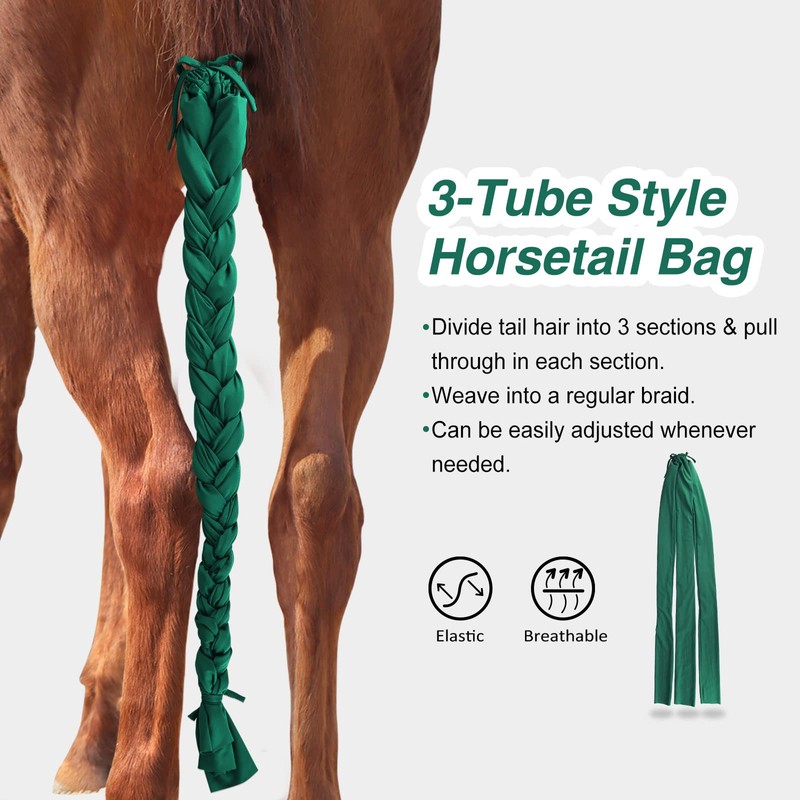 Harrison Howard 3 Tube Stretchy Fabrics Adjustable Closure Lightweight Horse