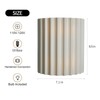 Fetason Modern LED Hardwired Wall Sconces Set of 2, White