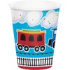Creative Converting All Aboard Blue Boy's 1st Birthday Paper Beverage