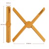K-UNING Pot Trivet Folding One-Touch Wood Compact Outdoor