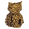 Purpledip Rare Miniature Brass Figurine Owl: Collectible Showpiece Statue With