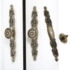 Mgoodoo 5PCS Knobs Handles with Plate, 6.7" Antique Bronze Cabinet