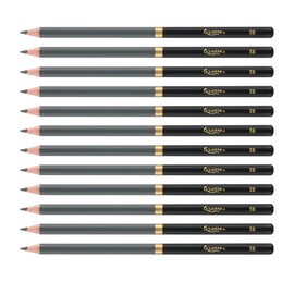 Cezanne Graphite Drawing Pencils Set - 3B, Set of 12 Break-Resistant Graphite Lead, Easy-to-Sharpen Sketch Pencils, Master Artist Quality Graphite Pencils for Technical and Artistic Drawing