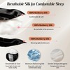 Silk Sleep Mask for Women, 100% Mulberry Silk Eye Mask