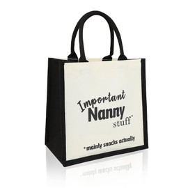Brikabia Nanny Gifts for Christmas, Nanny Birthday Gifts, Mothers Day Gifts for Nanny, Tote Bag For Nanny, Birthday Gifts For Nanny From Grandchildren