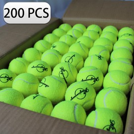 Magicorange Tennis Balls, 200 Pack Advanced Training Tennis Balls Practice Balls, Pet Dog Playing Balls, Good for Beginner Training Ball (Yellow)