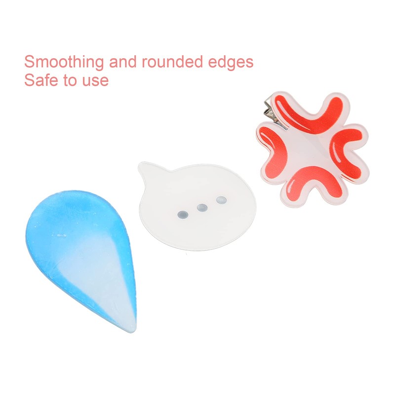 Tenwe Funny Hairpins, Cute Hairpin for Dating Girls Durable ABS