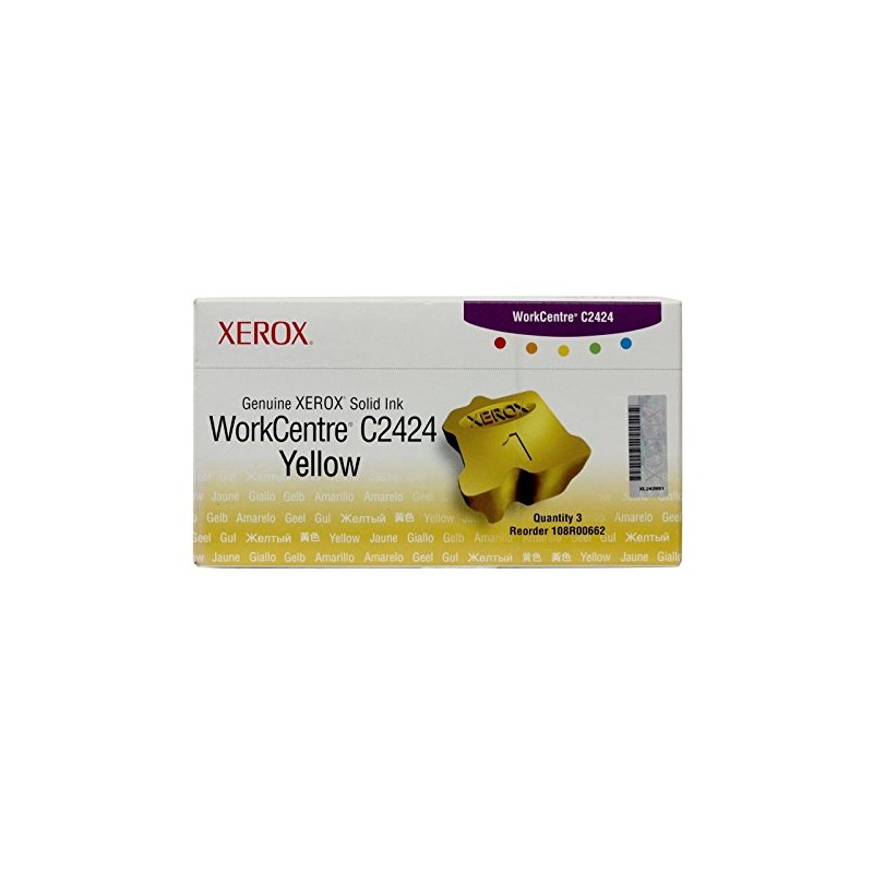 Genuine Xerox Yellow Solid Ink Sticks for The WorkCentre C2424