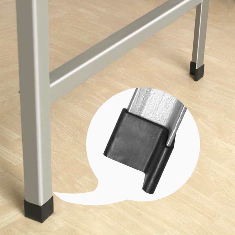 sourcingmap Furniture Angle Iron Foot Pads L Shaped Rubber Leg