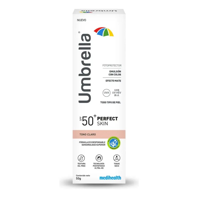 Umbrella - Perfect Skin tono claro SPF 50+,color EFECTO MATE