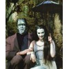 LILLY AND HERMAN THE MUNSTERS 8X10 CLASSIC PHOTO
