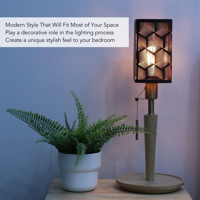 Beufee Replacement Lamp Shades for Table Lamps, Decorative Modern Lamp