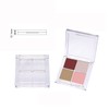 VASANA 2PCS Empty Eyeshadow Palette 4 Grids Plastic Eye Make