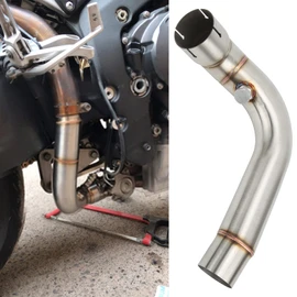 Aramox Motorcycle Modified Exhaust Pipe Middle Section For Honda Cbr600Rr F5 2005-2018 Exhaust Pipe