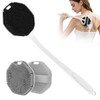 Silicone Body Scrubbers with Detachable Handle, Back Scrubber 2 Pack