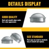 VIVIDA 2-7/8" Fence Post Caps, Chain Link Post Caps, Galvanized