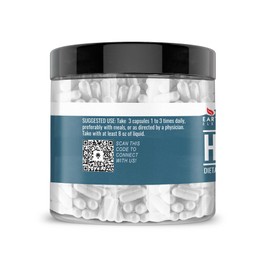 Earthborn Elements HMB Powder 200 Capsules, Pure & Undiluted, No Additives