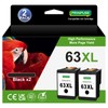 PRINPUSE 63XL Black Ink Cartridges for HP 63 63XL Ink