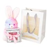 Q-FLA Cupla Flower Shaped Bath Soap Flower Rainbow Rabbit M Gift Set, 1 Piece, 1g / Q-FLA 큐플라 꽃 모양 입욕제 소프 플라워 레인보우 래빗 M 선물 세트, 1개, 1g
