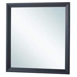 TREATLIFE HOME Stylish Modern Design Black Mirror with Low Distortion Glass for Clear Reflection