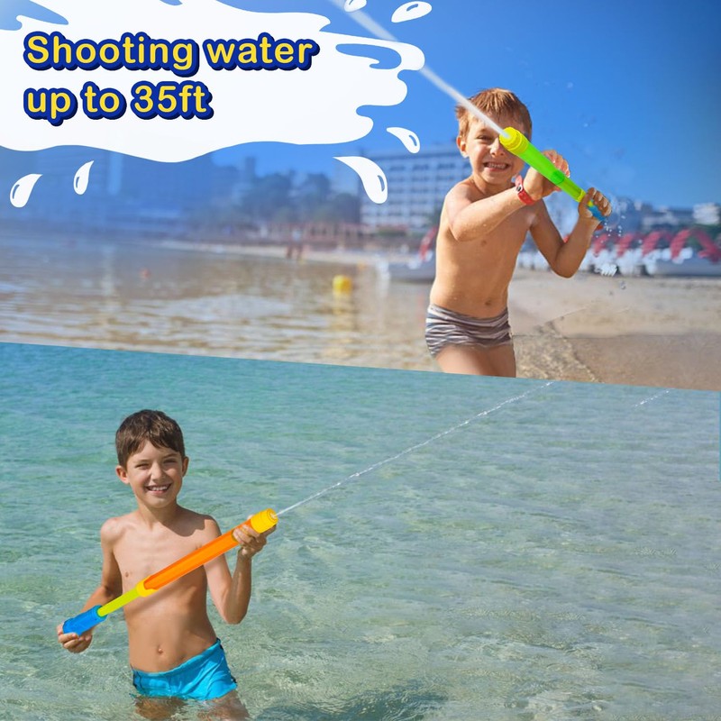 9 Packs Water Gun for Kids Toddlers, Water Toys Squirt