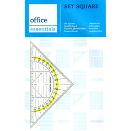 Set Square Geometry Triangle Triangle Ruler Unbreakable Flexible 16 cm