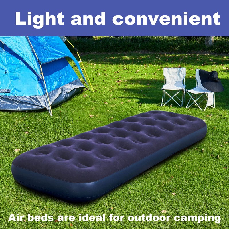 DIMAR GARDEN Single Size Air Mattress Inflatable Camping Bed Sleeping