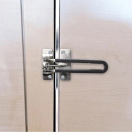 Entryway Horizontal Door Security Lock & Stopper Horizontal Door Safety Latch
