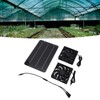 Solar Panel Fan Kit 10W Solar Powered Dual Fans for