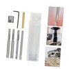 iplusmile 1set Single-edge Steel Milling Cutter Kit for Engraving and