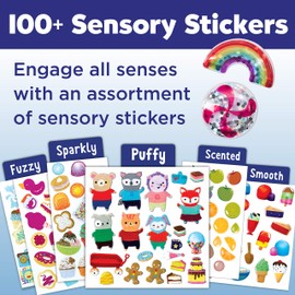 Creativity for Kids Sensory Stickers: Sweets - Sticker Activity for Kids Ages 3-4+, Sensory Play for Toddlers